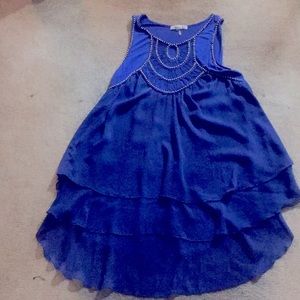 Bohemian Bright Blue Top Size L